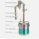 Mast column "Aroma" 30/350/t (2 inches) for heating elements в Иркутске