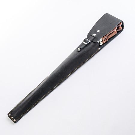 A set of skewers 670*12*3 mm in a black leather case в Иркутске