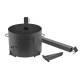 Stove with a diameter of 340 mm with a pipe for a cauldron of 8-10 liters в Иркутске