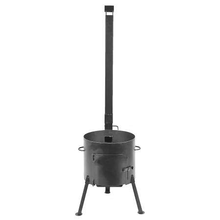Stove with a diameter of 410 mm with a pipe for a cauldron of 16 liters в Иркутске