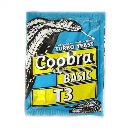 Турбодрожжи спиртовые "COOBRA" BASIC T3 (90 гр) в Иркутске