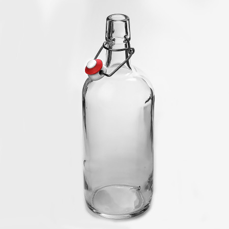 Бутылка бесцветная бугельная 1 литр в Иркутске