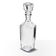 Бутылка (штоф) "Элегант" стеклянная 0,5 литра с пробкой  в Иркутске