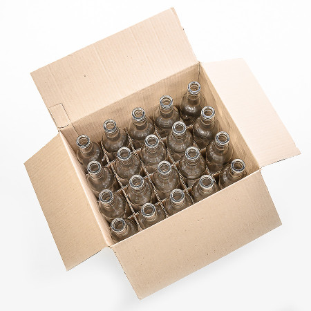 20 bottles of "Guala" 0.5 l without caps in a box в Иркутске