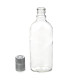 Bottle "Flask" 0.5 liter with gual stopper в Иркутске